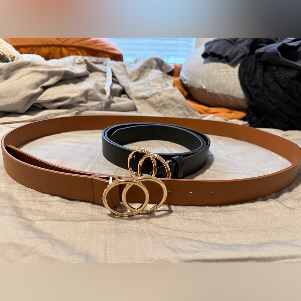2 Plus Size Belts